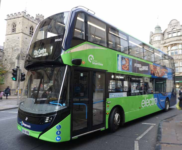 Stagecoach Oxford Alexander Dennis Enviro400EV 80001